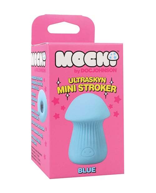 Doc Johnson - Mochi Mini ULTRASKYN ម៉ាស្សាទ័រ​សម្រាប់​ញៀន​ដោយ​ខ្លួនឯង (ខៀវ)