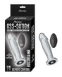 Nasstoys - Ass-sation Remote-Control Vibrating Metal Anal Plug (Silver) - Silver