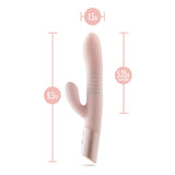 Blush Novelties - ឧបករណ៍រន្ធតូចរំញោចទ្វារមាសបែបកណ្ដុរបណ្តុះថ្ម Fraya (ពណ៌ផ្កាឈូក)