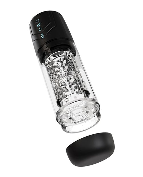 Blush Novelties - M for Men Whirlwind Pro Automatic Masturbator (Black) - Black
