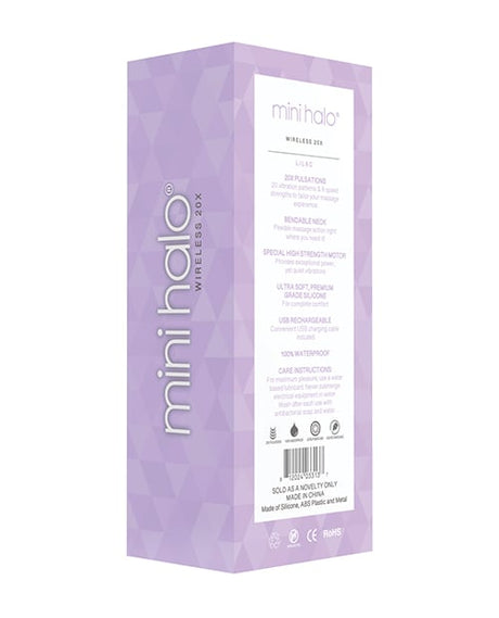 Voodoo Toys - Mini Halo Wireless Wand Massager (Purple) - Purple