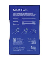 Dame - Pom Flexible Clitoral Vibrator (Blue) - Blue