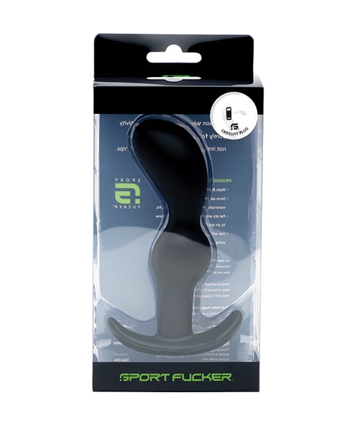 Sport Fucker - Crossfit Silicone Prostate Massager (Black) - Black