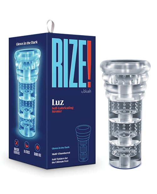 Blush Novelties - Rize Luz ម៉ាស្ទើប៉ាត័រចែងចាំងក្នុងងងឹត (ពណ៌ថ្លា)