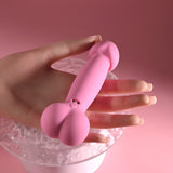 SELOPA - A Bit Nutty Rechargeable Realistic Dildo Vibrator (Pink)