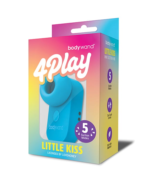 Bodywand - 4 Play Little Kiss Clitoral Vibrator (Blue)