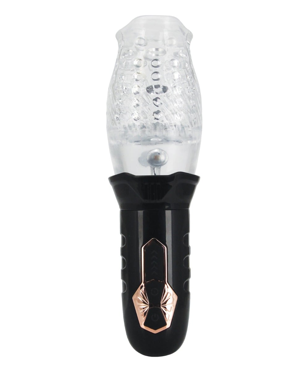 Secwell - Cyclone Spinning Oral Masturbator (Black) - Black