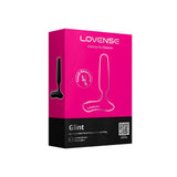 Lovense - Glint គ្រាប់ប្លាក់ប៉ាក់រំញ័ររន្ធគូថ បញ្ជាពីអាប់ និងឆ្លើយតបទៅនឹងការប៉ះ (ពណ៌ខ្មៅ)