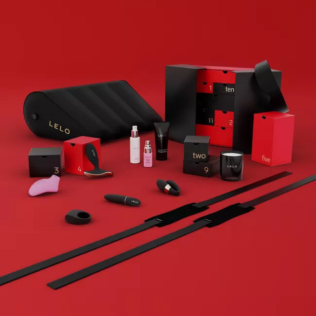 LELO - ប្រតិទិនសម្រាប់គូស្វែម កញ្ចប់អំណោយប្រណិត 12 បំណែក