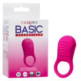 CalExotics - Basic Essentials Rechargeable Ridge Rider Cock Ring (Pink) – product view 12