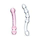 Glas - Double Pleasure Two Piece Glass Dildo Set (Clear) – product view 2