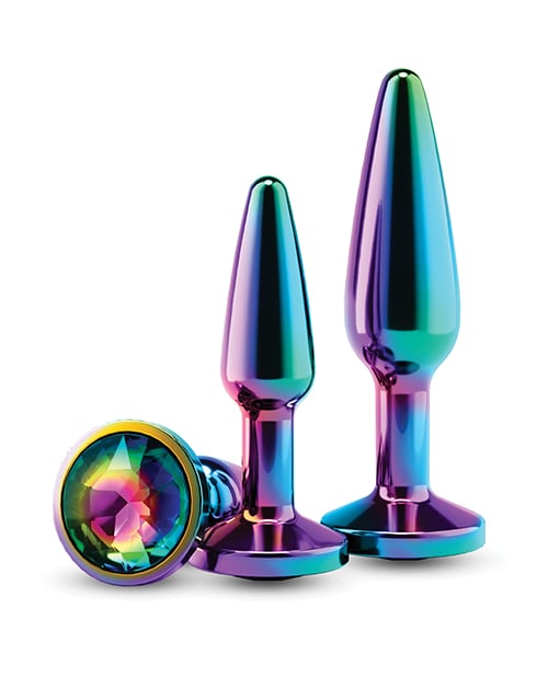 NS Novelties - Rear Assets Tapered Metal Anal Plug Training Set – product view 2