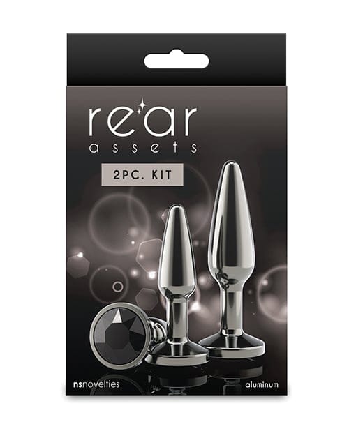 NS Novelties - Rear Assets Gunmetal Aluminium Anal Trainer Kit NS1179 CherryAffairs