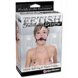 Pipedream - Fetish Fantasy Extreme Ball Gag with Adjustable Nipple Clamps (Black) – product image