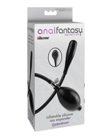 Pipedream - Anal Fantasy Inflatable Silicone Anal Plug with Hand Pump (Black) – product view 2