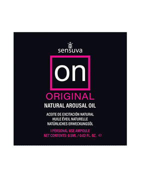 Sensuva - ON Original External Arousal Oil Ampoule – product image