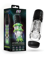 Blush Novelties - M for Men Whirlwind Pro Automatic Masturbator (Black) BN1202 CherryAffairs