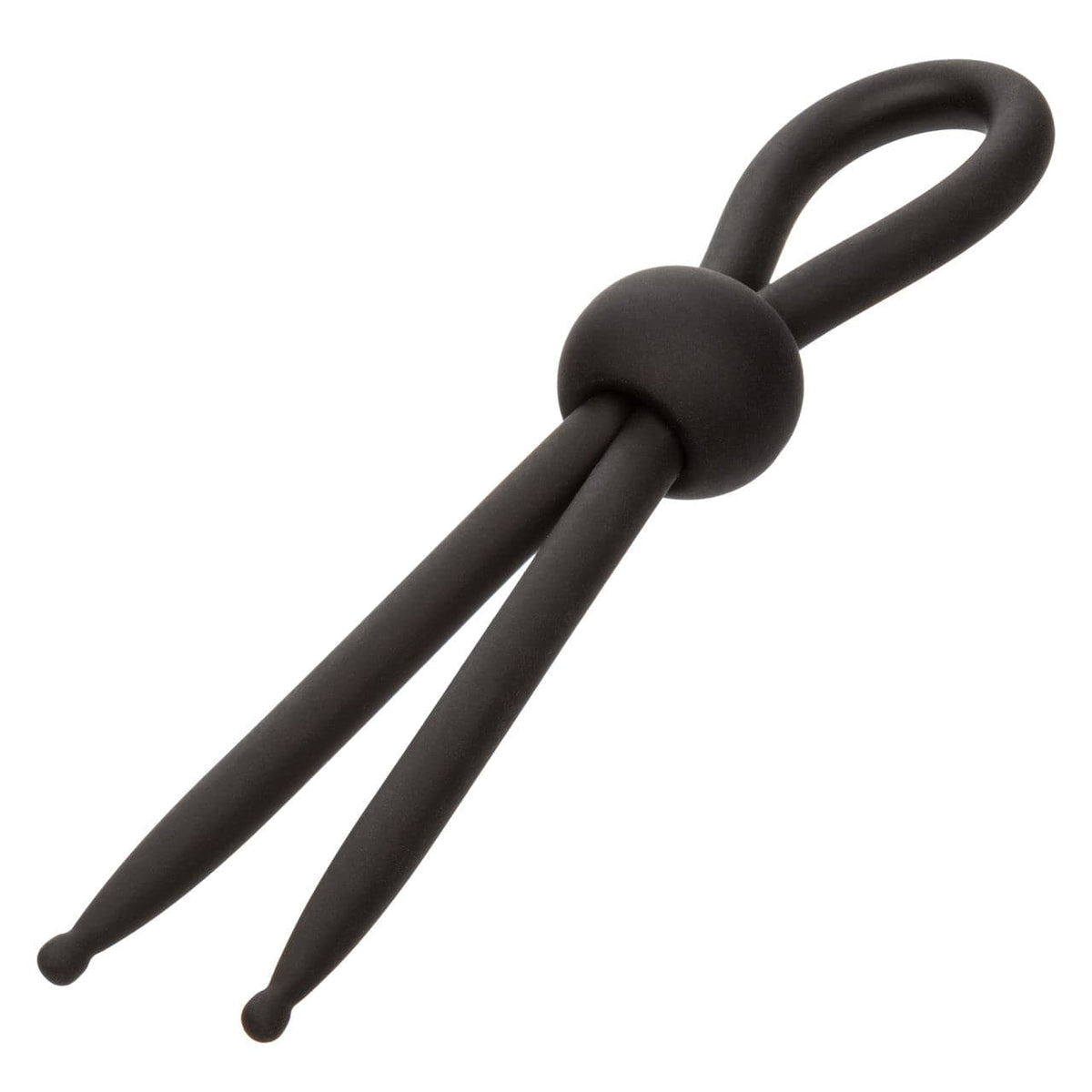 CalExotics - Alpha Liquid Silicone Adjustable Lasso Cock Ring (Black) CE2181 CherryAffairs