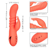 California Exotics - California Dreaming Orange County Cutie Rabbit Vibrator (Orange) CE2102 CherryAffairs