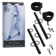 California Exotics - Nocturnal Collection Spreader Bar with Cuffs (Black) CE2119 CherryAffairs