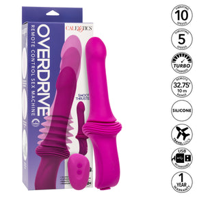 California Exotics - Overdrive Remote Control Sex Machine Smooth Thruster (Pink) CE2118 CherryAffairs