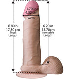 Doc Johnson - The Realistic Ultraskyn UR3 Cock with Balls - CherryAffairs.sg