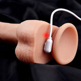 Erocome - Serpens Heating Rotating Vibrating Realistic Dildo (Beige)    Realistic Dildo with suction cup (Vibration) Rechargeable