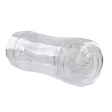 Evolved - Gender X Double Fantasy Stroker Masturbator with Vibrating Cock Ring (Clear) EV1095 CherryAffairs