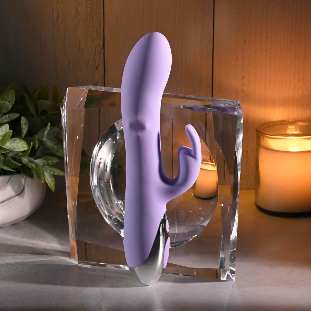 Evolved - Spinderella Rotating Rabbit Vibrator (Purple) EV1216 CherryAffairs