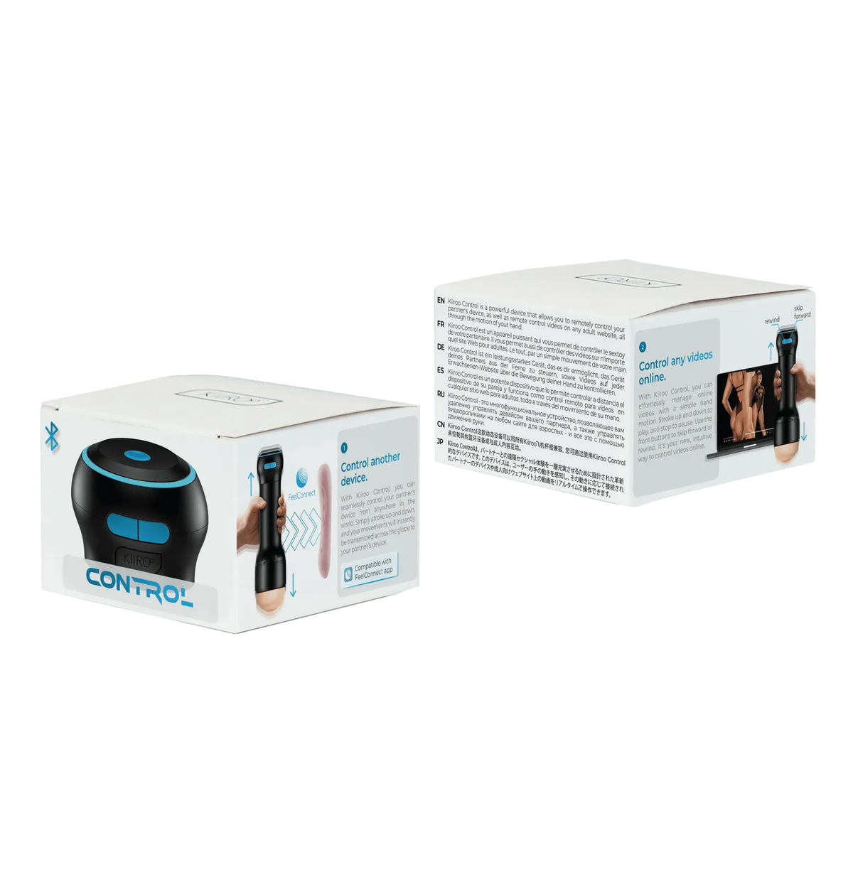 Kiiroo - Control Motion-Sensing Interactive Stroker Controller (Black) KR1099 CherryAffairs