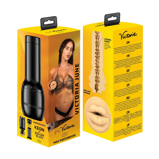 Kiiroo - Feel Victoria June ម៉ាស្ទើបាទ័រមាត់ (ពណ៌បឺហ្ស៍)