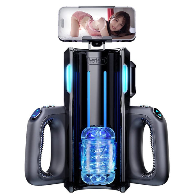 Leten - Cannon King Thrusting Pro Automatic Masturbator (Black) LET1032 CherryAffairs