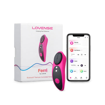 Lovense - Ferri គ្រឿងរំញោចខោក្នុងបញ្ជាដោយកម្មវិធី (ពណ៌ផ្កាឈូក)