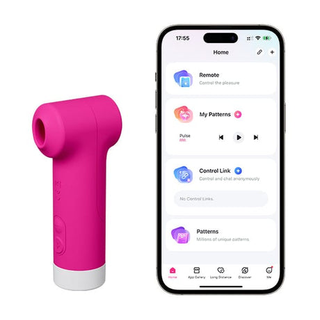 Lovense - Fizz Oval Head App Controlled Clitoral Vibrator LOS1077 CherryAffairs