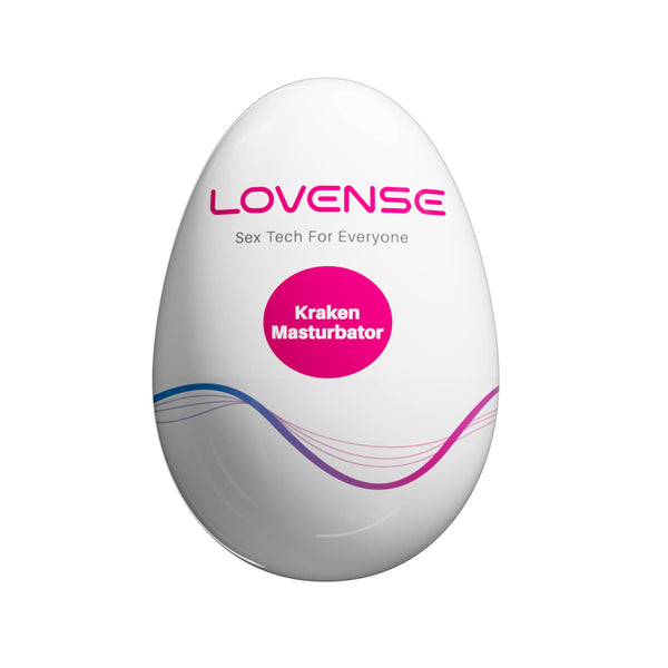 Lovense - Kraken 6 Pack ឧបករណ៍ម៉ាស្តឺបេសិនរាងពងមាន់ទន់ អាចបត់បែនបាន (ពណ៌ស)