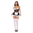 Mapale - French Maid Underwire Dress Apron 5pcs Costume Set (Black/White) MAP1053 CherryAffairs