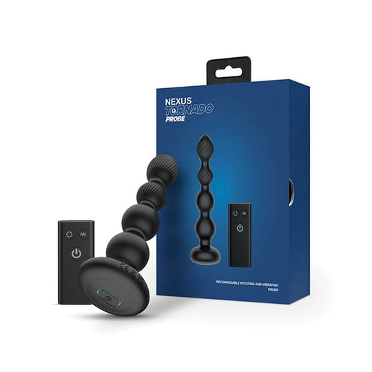 Nexus - គ្រាប់អាណាល់រាងមុត Tornado Probe មានបញ្ជាពីចម្ងាយ បង្វិល និងរំញ័រ (ពណ៌ខ្មៅ)