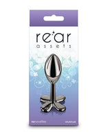 NS Novelties - Rear Assets Clover Aluminium Anal Plug (Gunmetal) NS1174 CherryAffairs