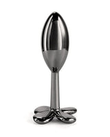 NS Novelties - Rear Assets Clover Aluminium Anal Plug (Gunmetal) NS1174 CherryAffairs
