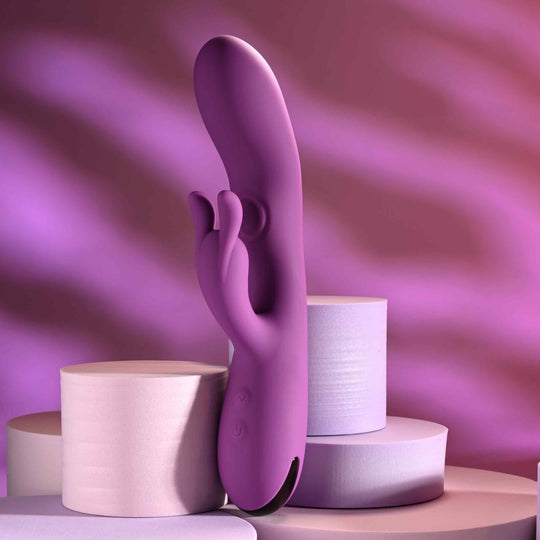 Playboy - ម៉ាស៊ីនវៃប្រាភសម្រាប់លេងរាងទន្រ្ទាប់ក្បាលកំប្រុក មានសាកថ្មឡើងវិញ (ពណ៌ស្វាយ)