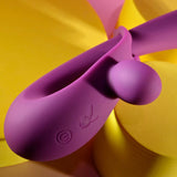 Playboy - Cha Cha Slide Adjustable Rechargeable Rabbit Vibrator (Purple) PLB1030 CherryAffairs