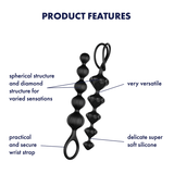 Satisfyer - Love Beads Super Soft Silicone Anal Beads 2 Pieces CherryAffairs