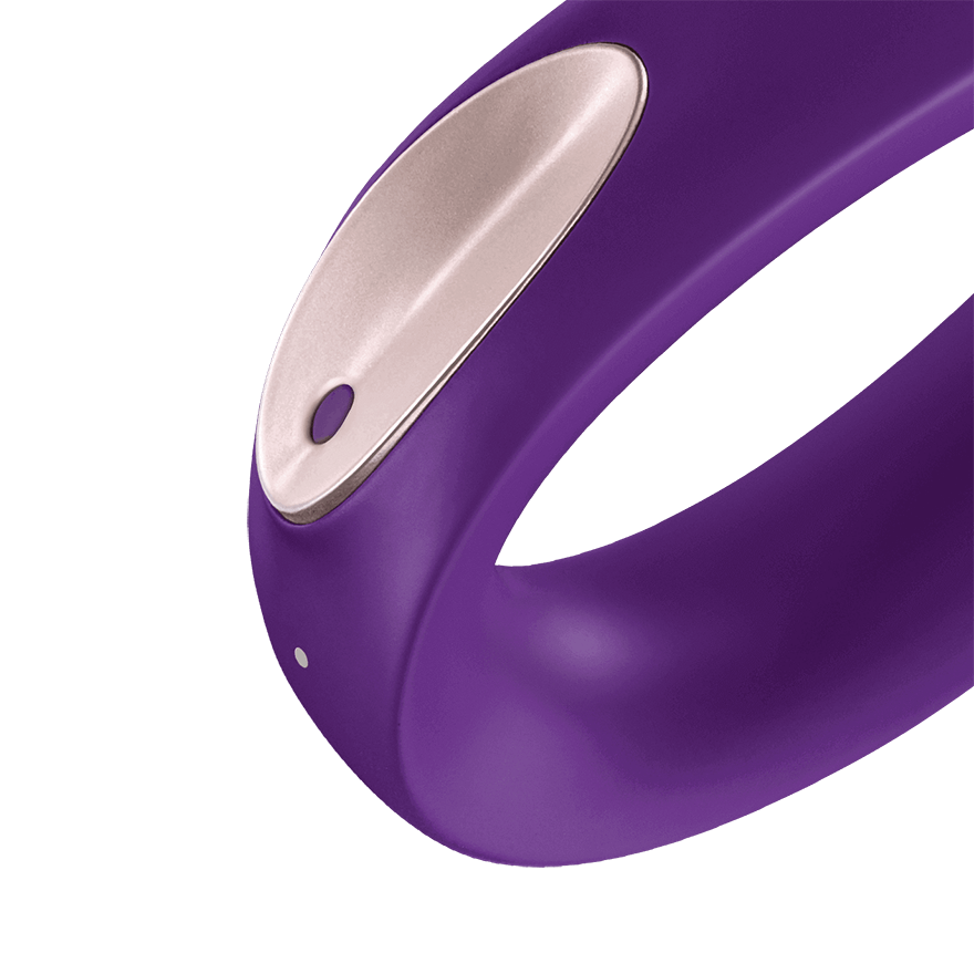 Satisfyer - Partner Plus Couple Vibrator (Purple) - CherryAffairs.sg