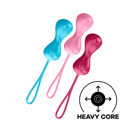 Satisfyer - Power Balls 3 Pieces Kegel Training Set (Multi Colour)