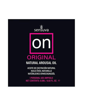 Sensuva - ON Original External Arousal Oil Ampoule SV1037 CherryAffairs