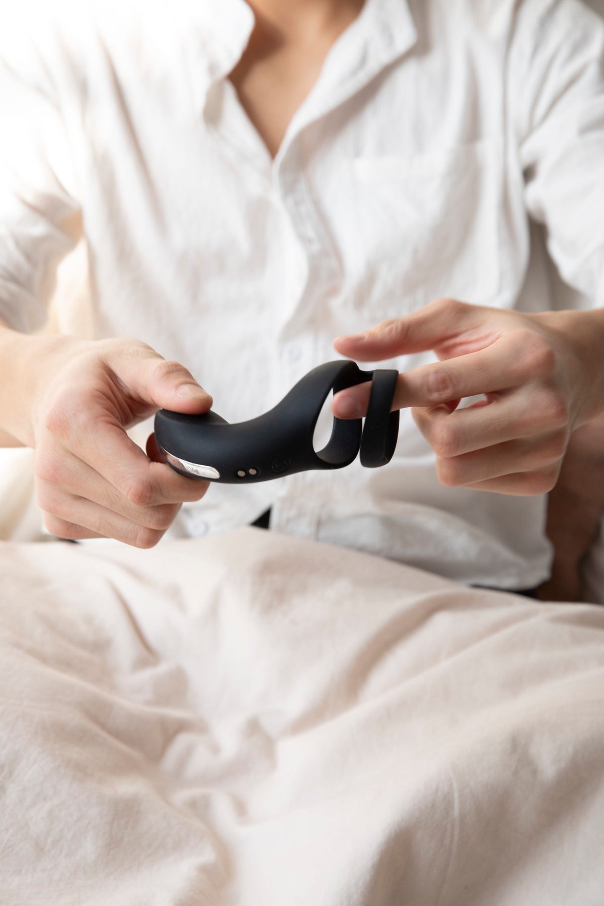 Svakom - Benedict Rechargeable Double Cock Ring SK1095 CherryAffairs
