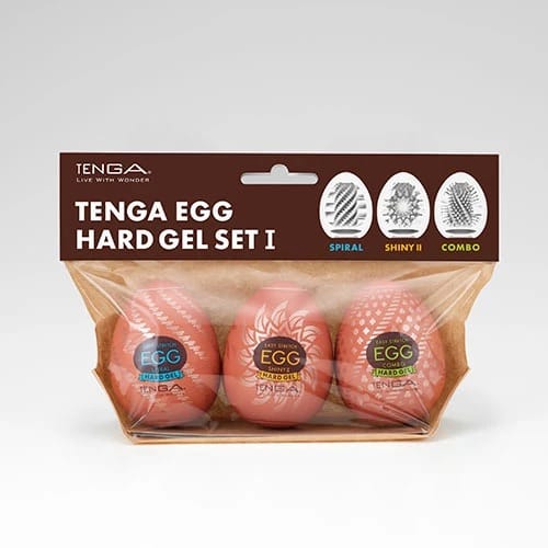 Tenga - សំណុំឧបករណ៍ Egg Hard Gel សម្រាប់ជួយបំពេញតម្រូវការផ្លូវភេទ (Masturbator Set)