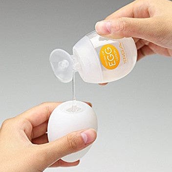 Tenga - លេបលាងរាងកាយសម្រាប់ជំរុញភេទបុរស Egg ជាមួយទឹកលាបបន្ថែមសំណើម