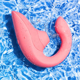 Womanizer - Blend The Original Clitoral Clit Stimulator with G Spot Dildo CherryAffairs