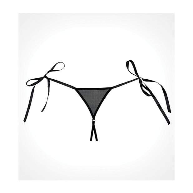 Allure Lingerie - Adore Lolita Crotchless Panty O/S (Black) ALL1016 CherryAffairs